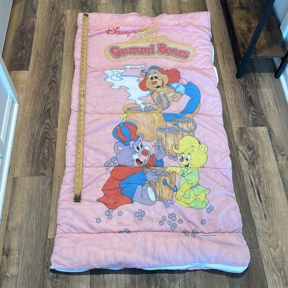 GUMMY BEARS KIDS SLEEPING BAG DISNEY AFTERNOON CARTOON COLLECTABLE VTG 90S 80S - Picture 7 of 8